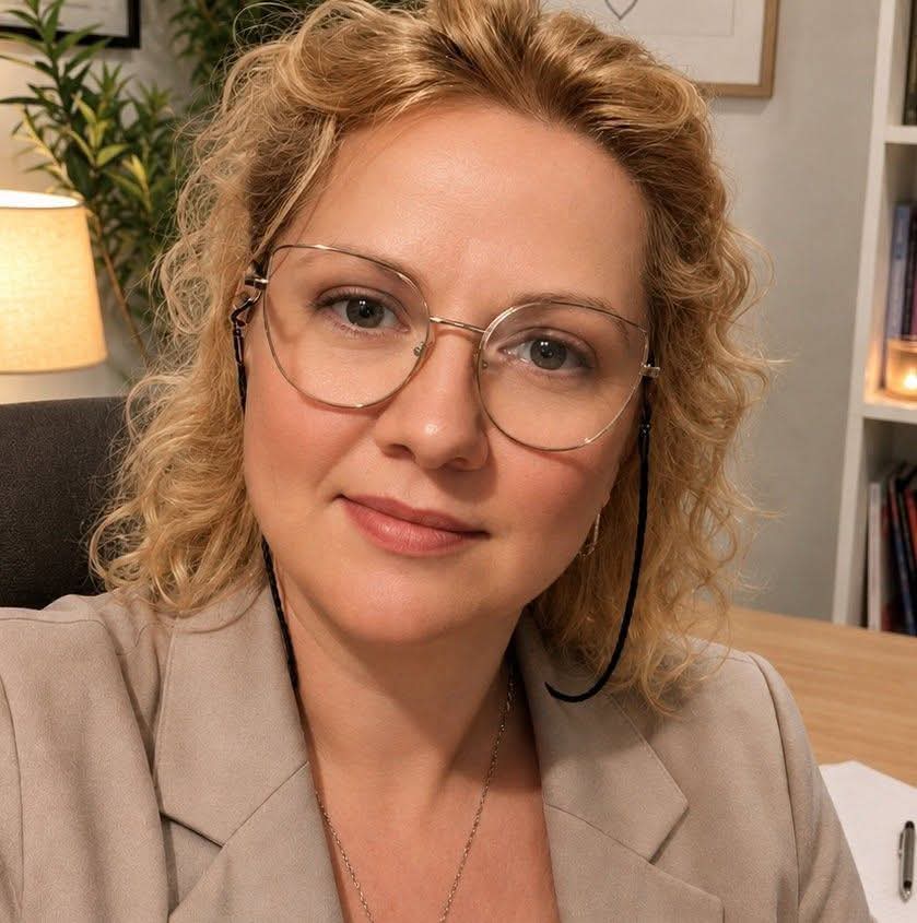 Portrait d’Olena Kobzar, psychologue et coach